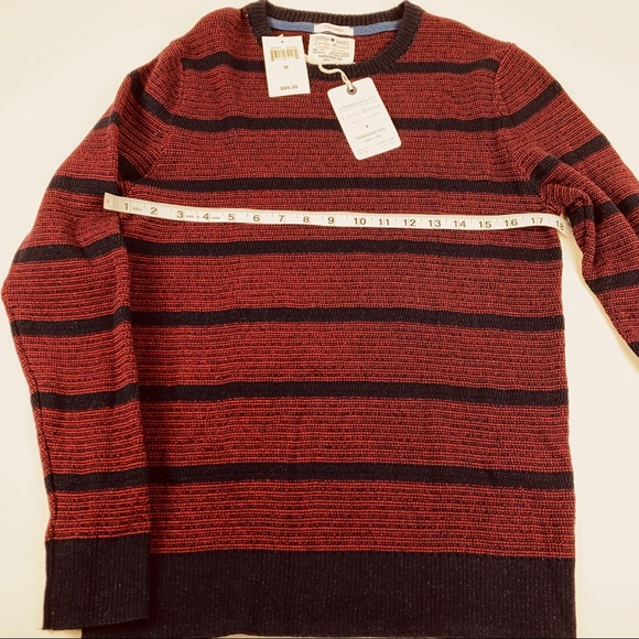 Lucky Brand-Sweater-New W/Tag-RedBlack-Medium - Picture 2 of 5